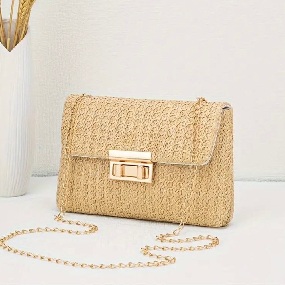 🆕 NEW Straw Woven Crossbody Bag